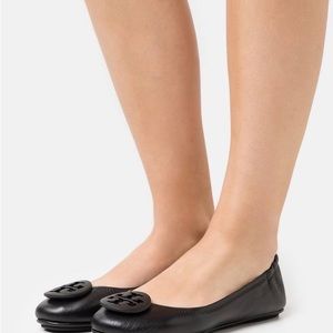 Tory Burch Minnie Leather Ballet Flats